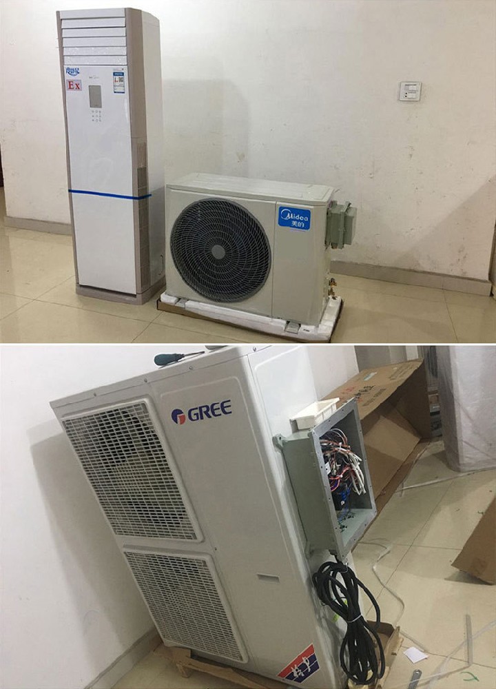化工倉庫危化品庫用空調(diào)-風(fēng)管式防爆空調(diào)